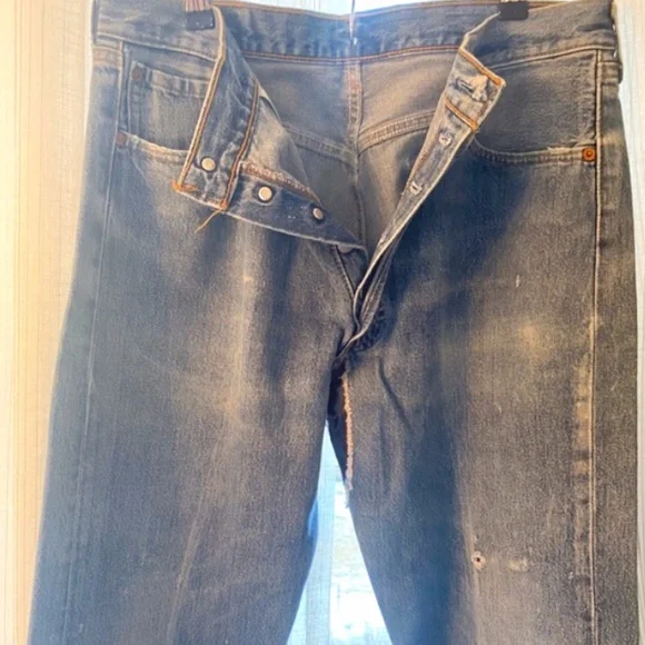 VINTAGE USA LEVIS 501 🔥 33/31 - Picture 2 of 16